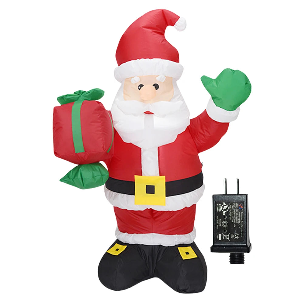 LED Inflatable Christmas Doll – Lighted Giant Festival Ornament for Outdoor & Indoor Decor | Holiday Gift
