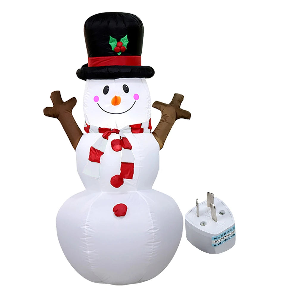 LED Inflatable Christmas Doll – Lighted Giant Festival Ornament for Outdoor & Indoor Decor | Holiday Gift