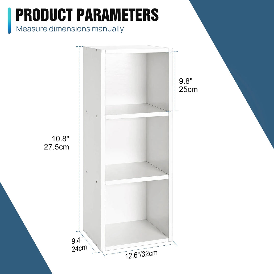 Cube Bookcase, 5 Tier Storage Cabinet, Wooden Display Shelf, Floor Standing Cabinet, Office, Living Room, Bedroom Furniture